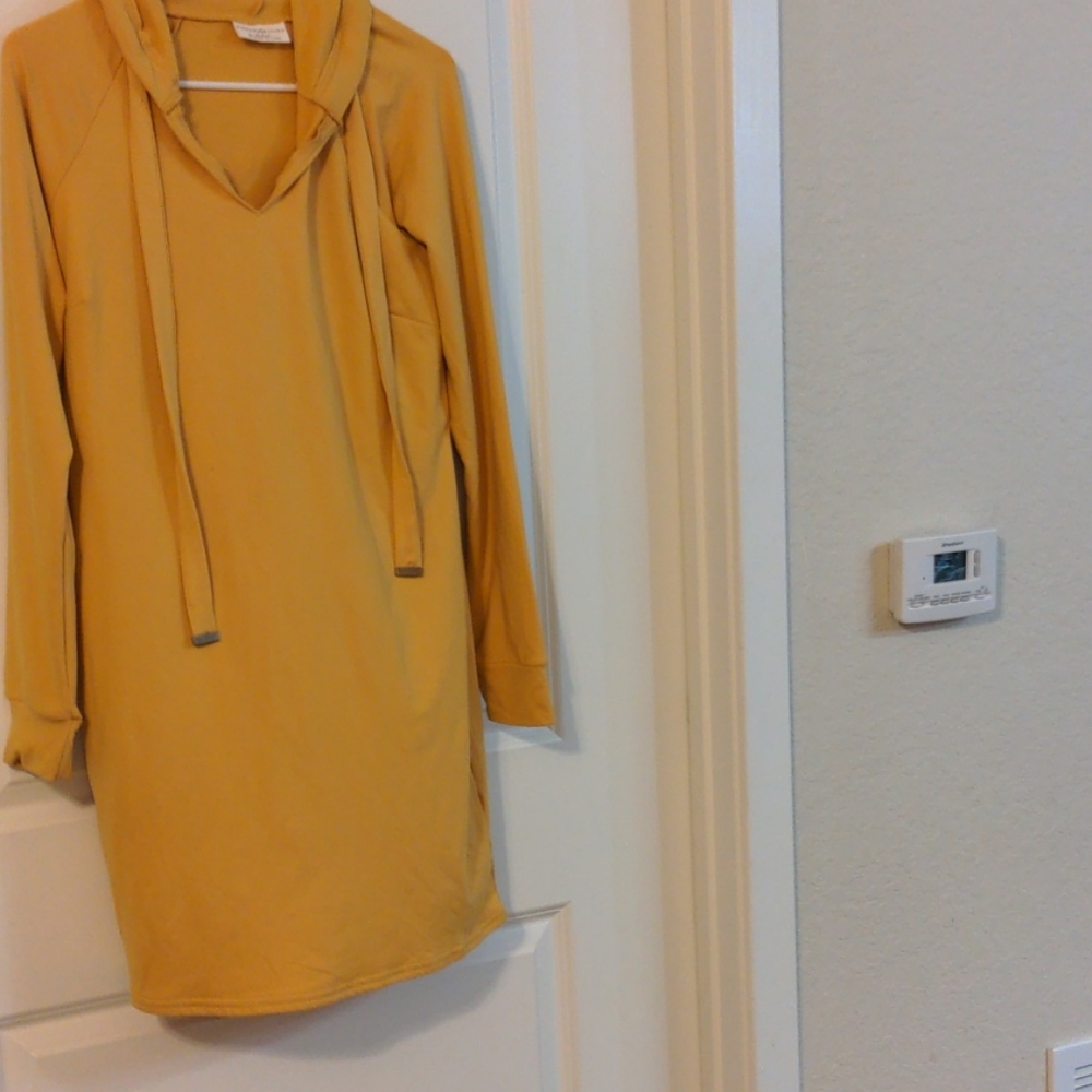 Long Sleeve Hooded Tunic